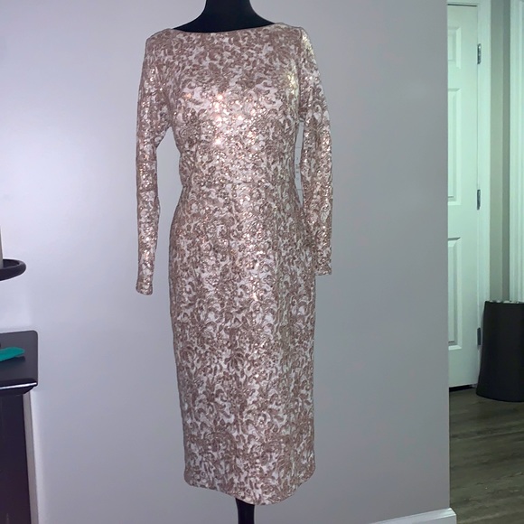 Xscape Dresses & Skirts - Xscape sequin dress long sleeve 14w